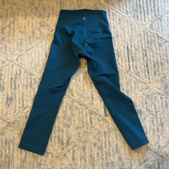 Wunder Train high rise crop 21”, Size: 0, Color: blue - Picture 2 of 3